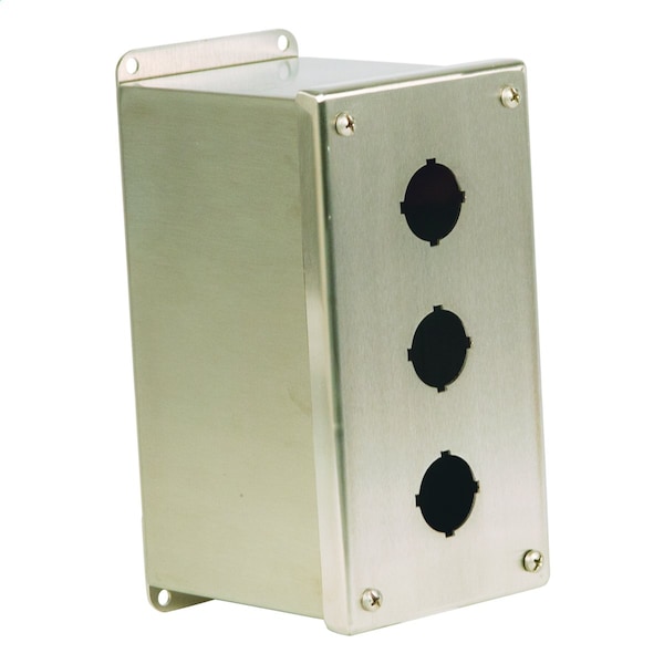 Captive Screws Electrical Enclosures, 10 in H, 5 in D, 4 in W, NEMA 4X, 304 Stainless Steel